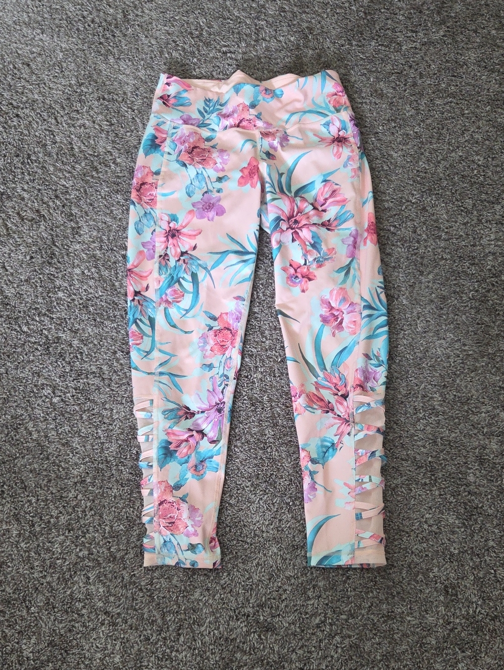 IDEOLOGY High-Waist Leggings with Side Cutouts